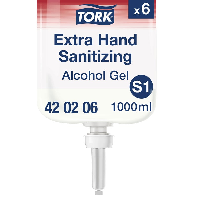 Tork Extra Hånddesinfeksjon Alkogel S1 - 1