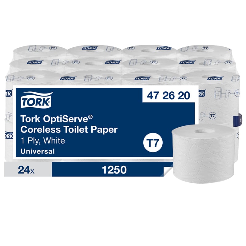 Tork OptiServe® Coreless toalettpapir 1-lags, T7 - 1