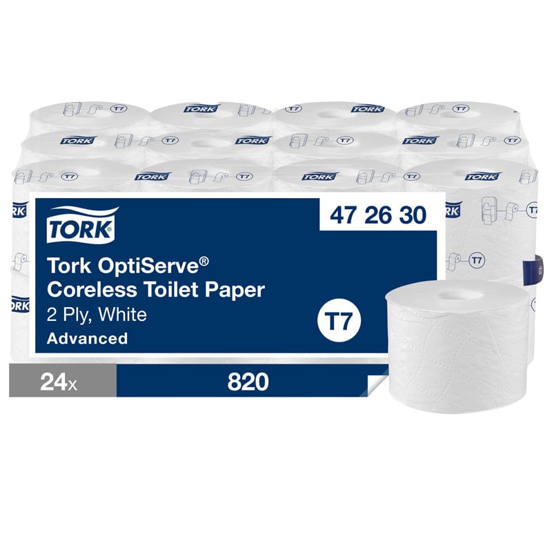 Tork OptiServe® Coreless Toalettpapir 2-lags, T7 - 1