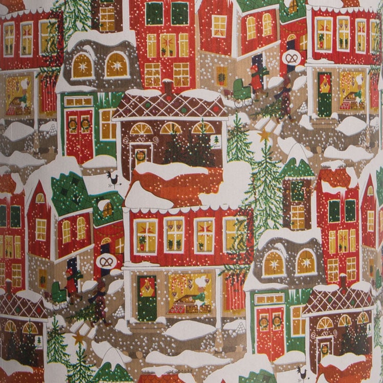 Julepapir Christmas in town kraft