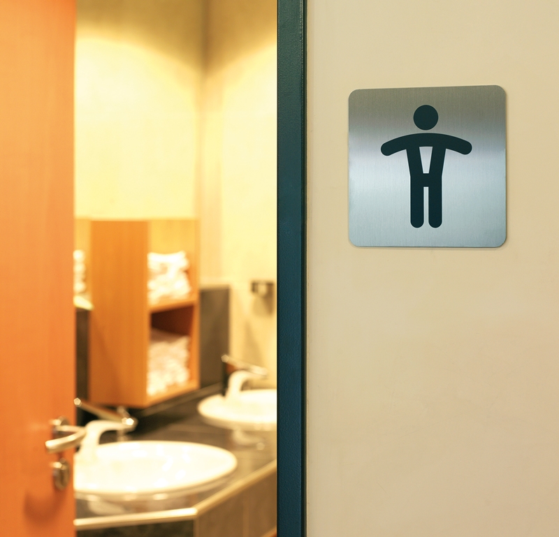 Symbolskilt - WC Herre - 2