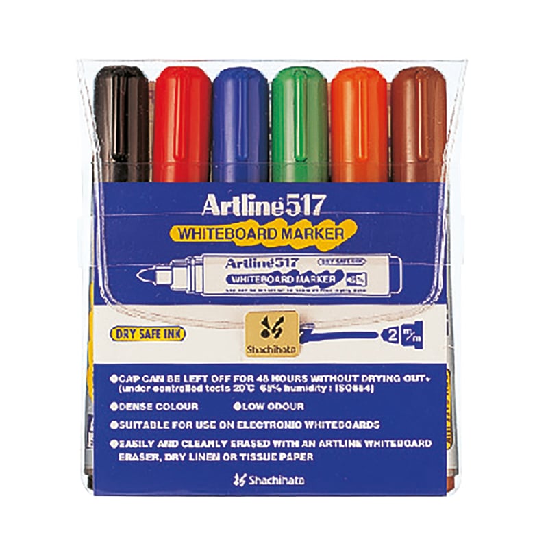 Whiteboardpenner Artline 517 - 6