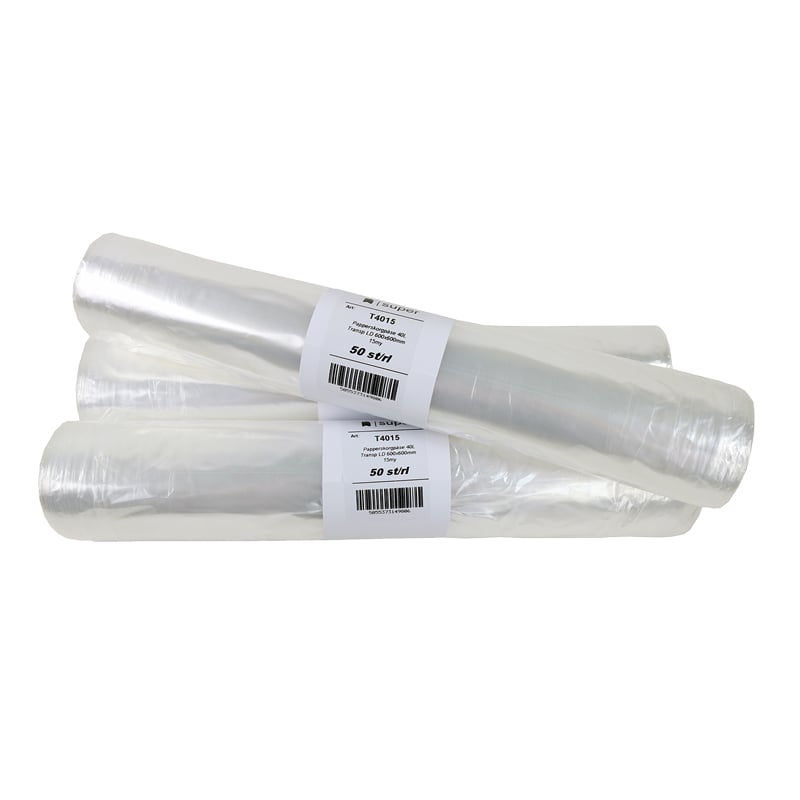 Transparent & hvit søppelsekk LDPE - 2
