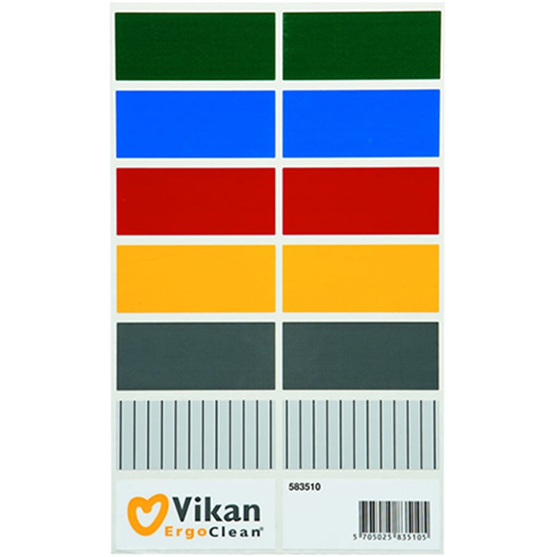 Vikan Fargekodingsklistremerke - 1