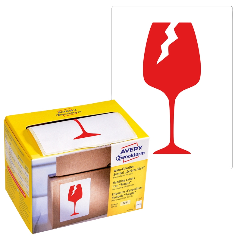 Advarselsetiketter i dispensereske - 2