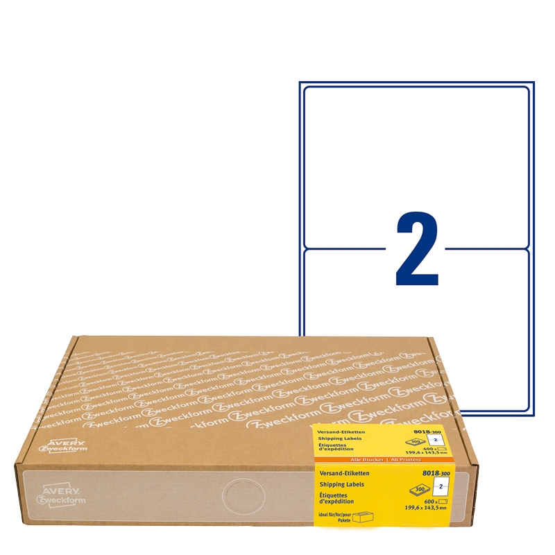 Avery fraktetiketter - 2