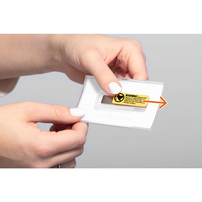 Navneskilt Click Fold fast magnet Durable - 2