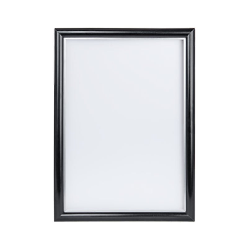 Veggramme aluminium sort - 6