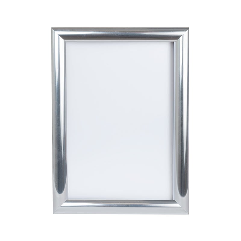 Veggramme aluminium polert sølv - 2