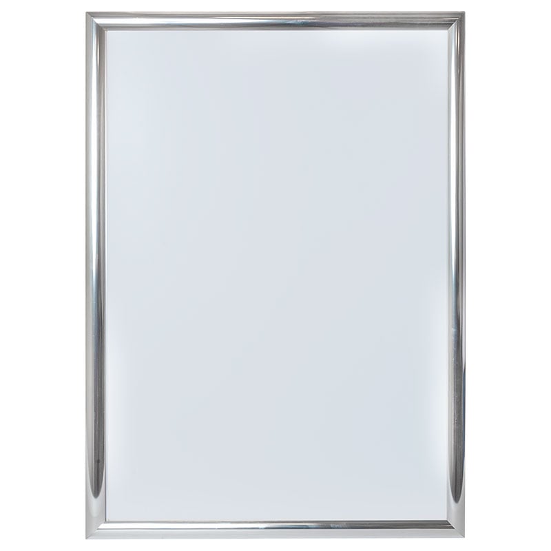 Veggramme aluminium polert sølv - 1
