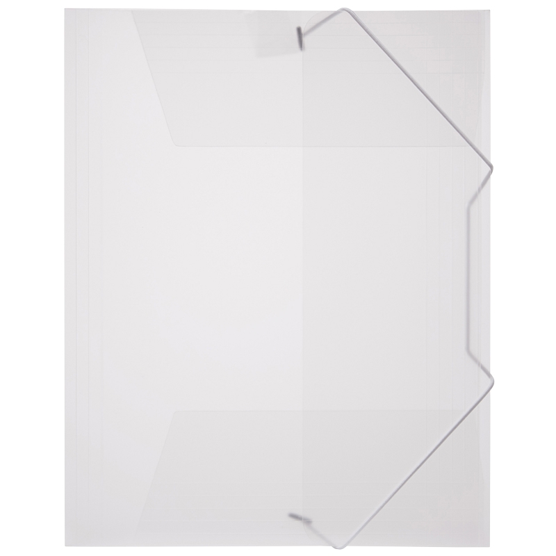 Strikkmappe 3 klaffer plast - 2