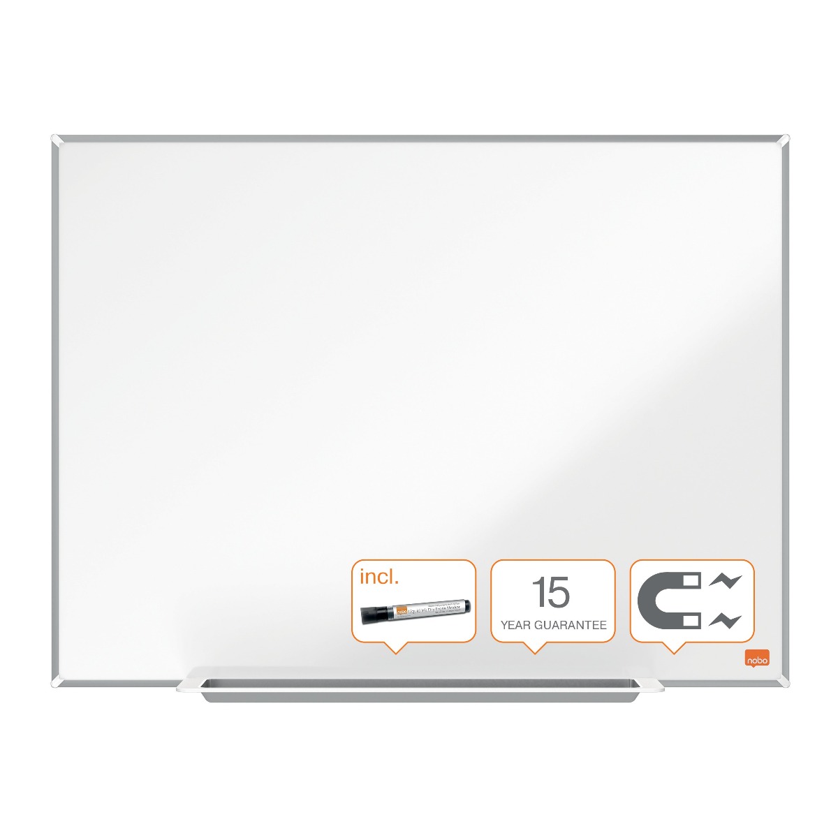 Whiteboardtavle Nobo Impression Pro Stål - 2