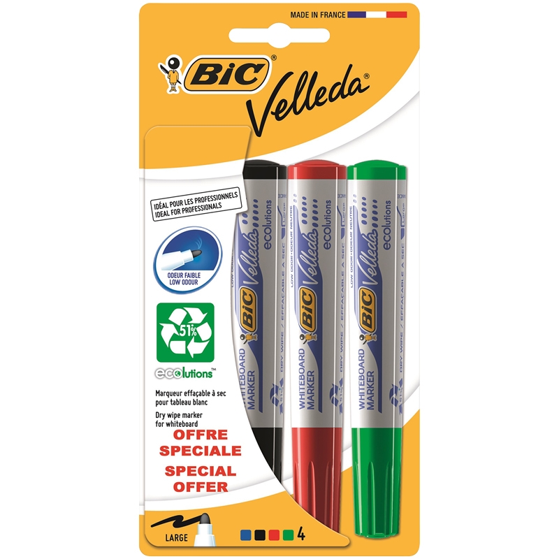 Whiteboardpenner BIC Velleda 1701 - 1