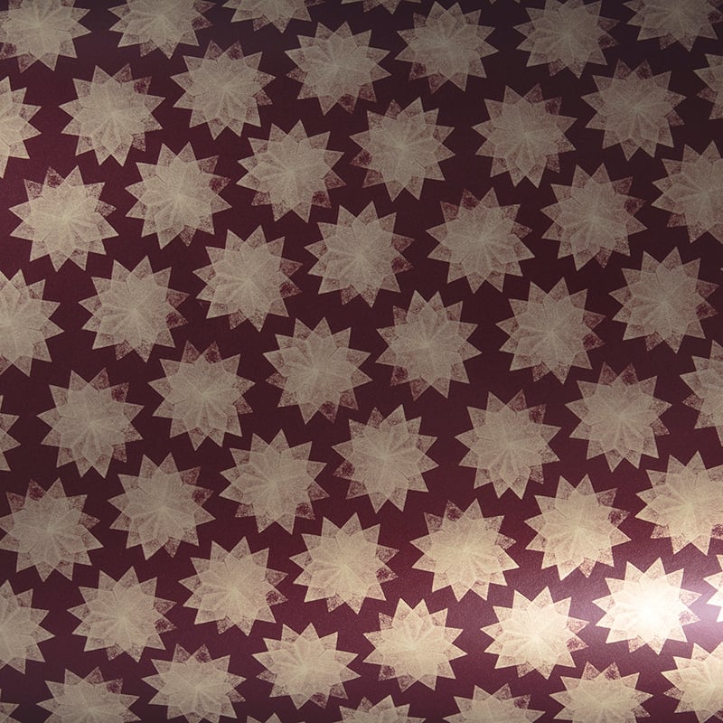 Gavepapir Attila bordeaux  SALG - 1