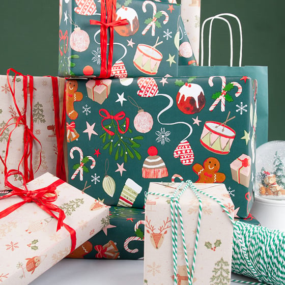 Julepapir Playful Christmas - 1