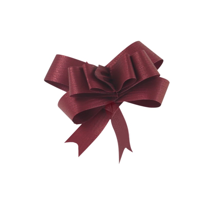 Dra-sløyfe Mattline bordeaux - 2
