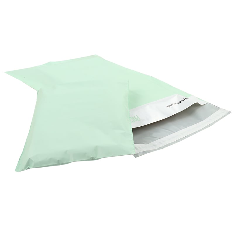 Grønn e-handelspose/postordrepose "Fresh Green" - 1