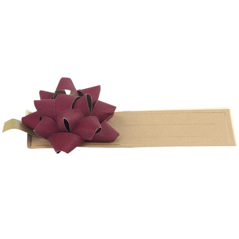Rosett Papir Recycled etikett bordeaux - 3