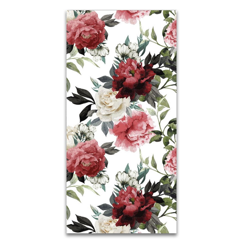 Forseglingetikett "Wild Bouquet" hvit - 5
