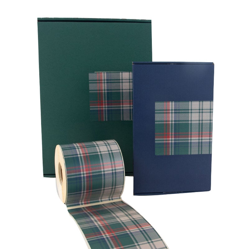 Forseglingsetikett "Tartan" - 1