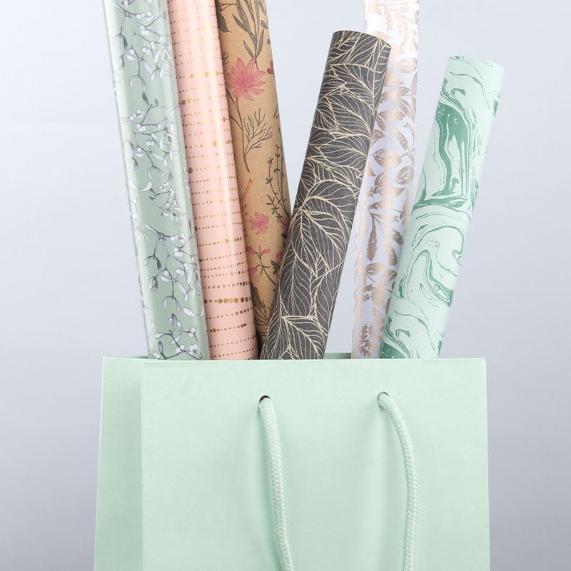 Gavepapir Green Marble - 3