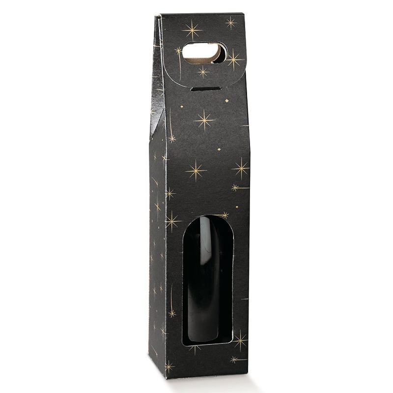 Flaskeeske Constellation sort med vindu - 3