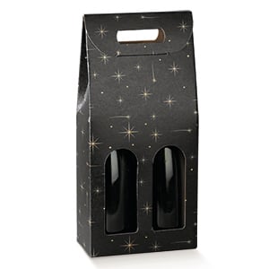 Flaskeeske Constellation sort med vindu - 1