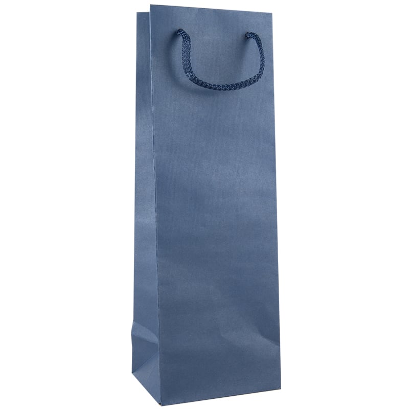 Flaskepose Barolo denim blå - 1