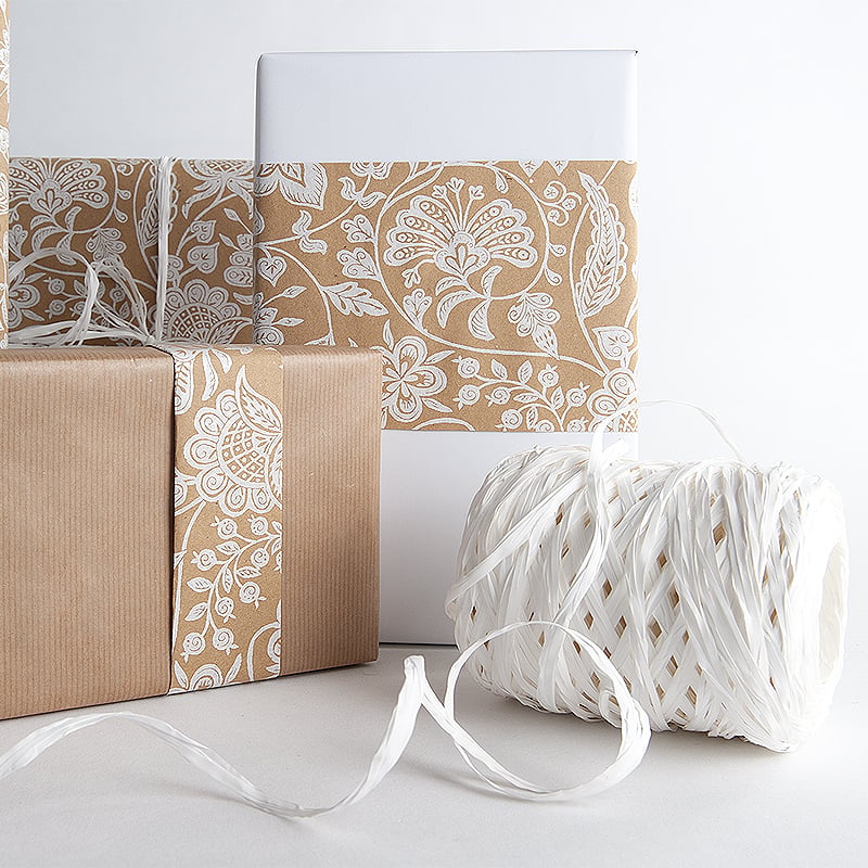 Gavepapir Florenz white - 3