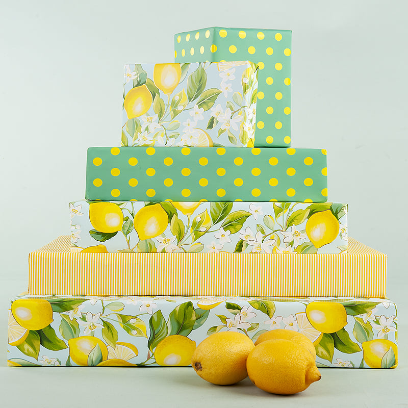 Gavepapir Lemon Branches - 4