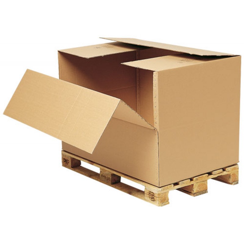 Pallecontainere med nedbrett - 1
