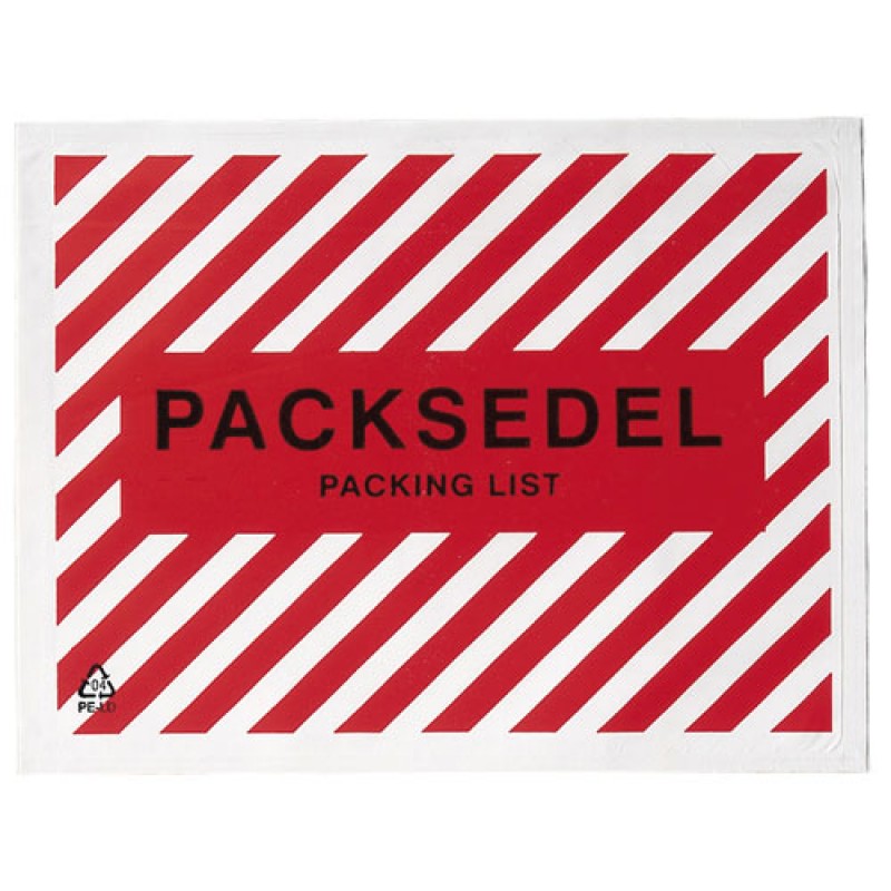 Pakkseddellomme med sebratrykk - 1