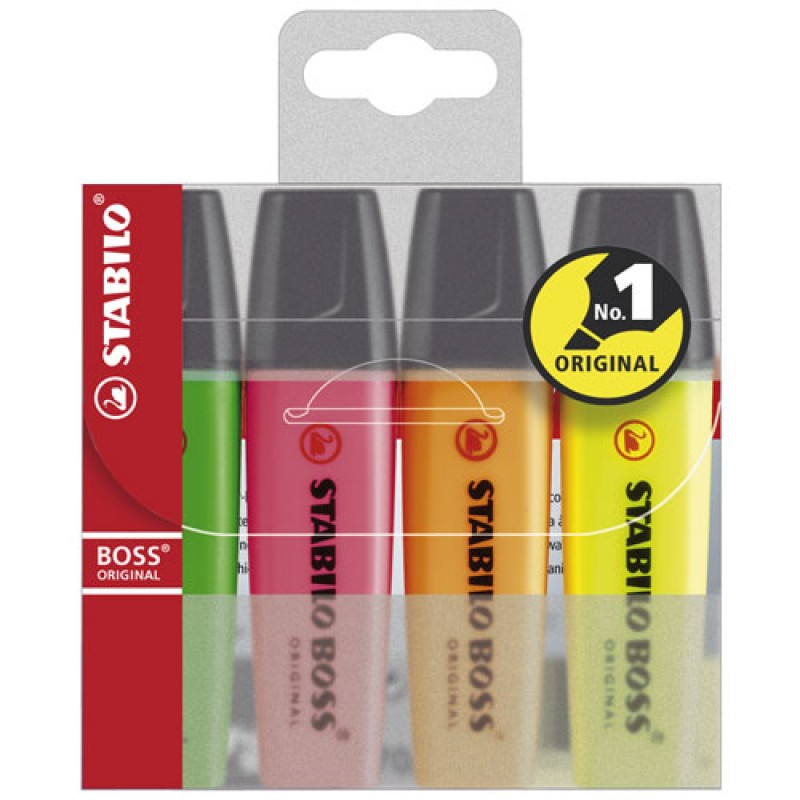 Overstrykningspenn Stabilo Boss - 1