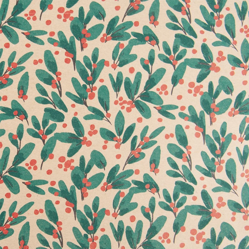 Gavepapir Holly Jolly - 1