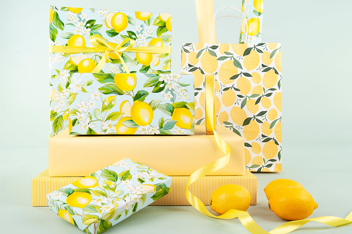 Gavepapir Lemon Branches - 5