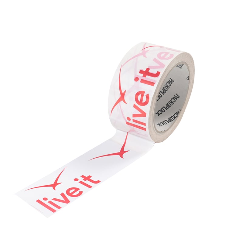 Pakketape PVC - hvit, brun & transparent tape. - 1
