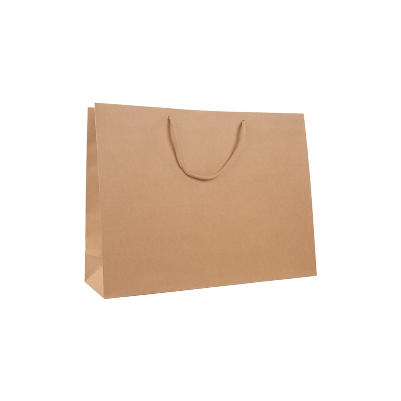 Papirpose lux natur kraft matt - 4