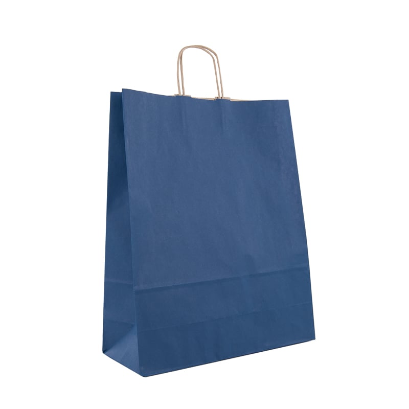Papirbærepose Earth Denim Blue - 4