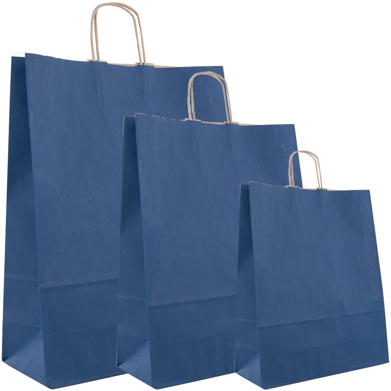 Papirbærepose Earth Denim Blue - 2