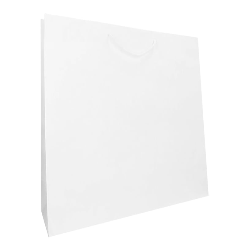 Papirpose lux hvit - 1