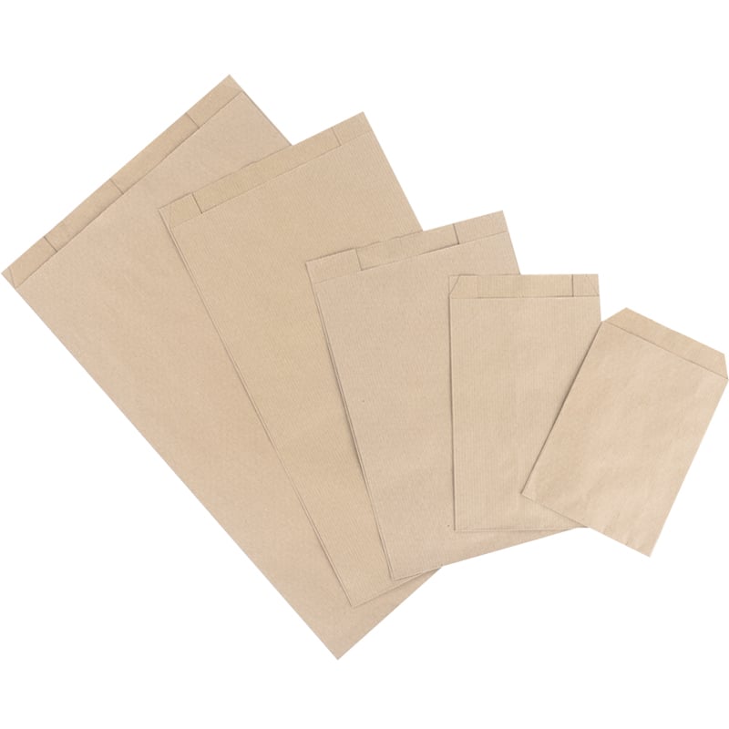 Flat papirpose Natur - 1
