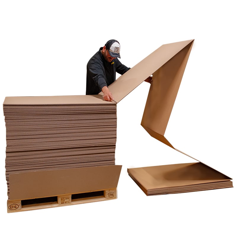 Fanfold av bølgepapp - 1
