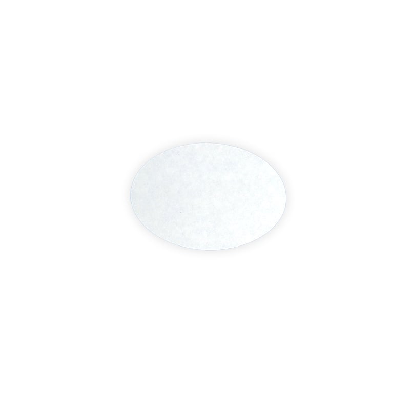 Gaveetiketter oval hvit - 3