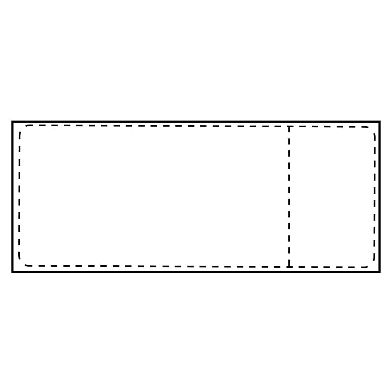 Avtagbar TERMO fraktetikett thermo 107 x 251 mm - 1
