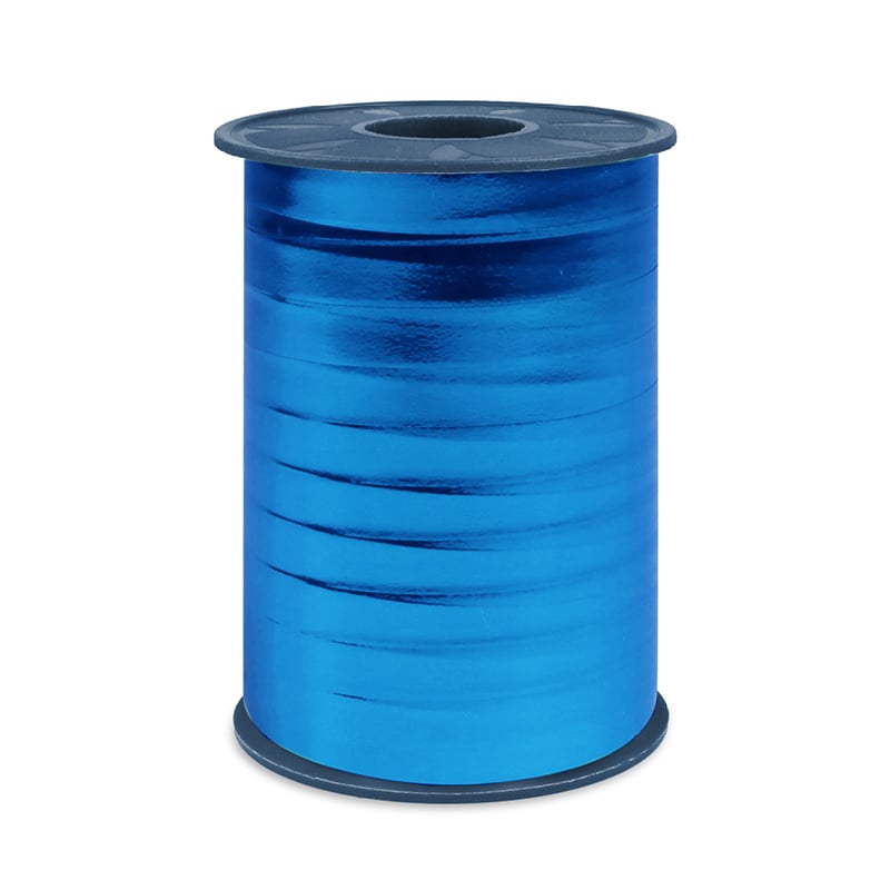 Polybånd metallic blå