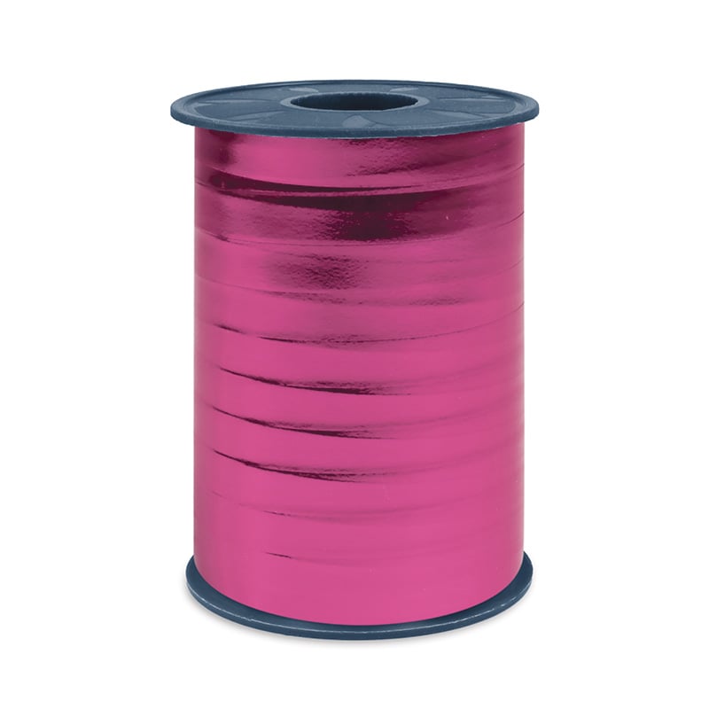 Polybånd metallisk cerise