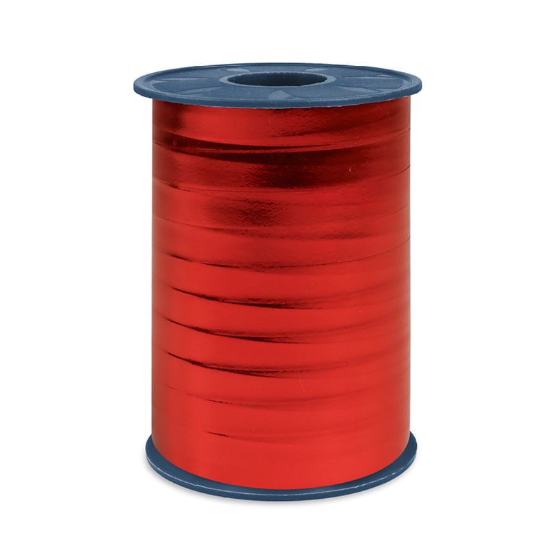 Polybånd metallic rød