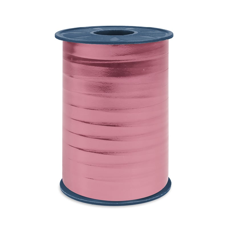 Polybånd metallic rosa