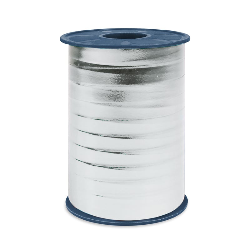 Polybånd metallic sølv