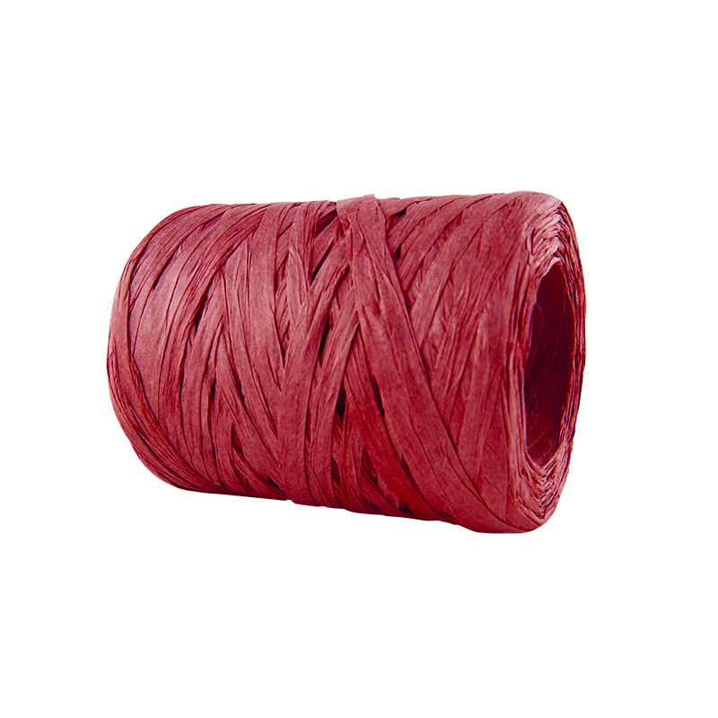 Papirbånd raffia bordeaux - 2